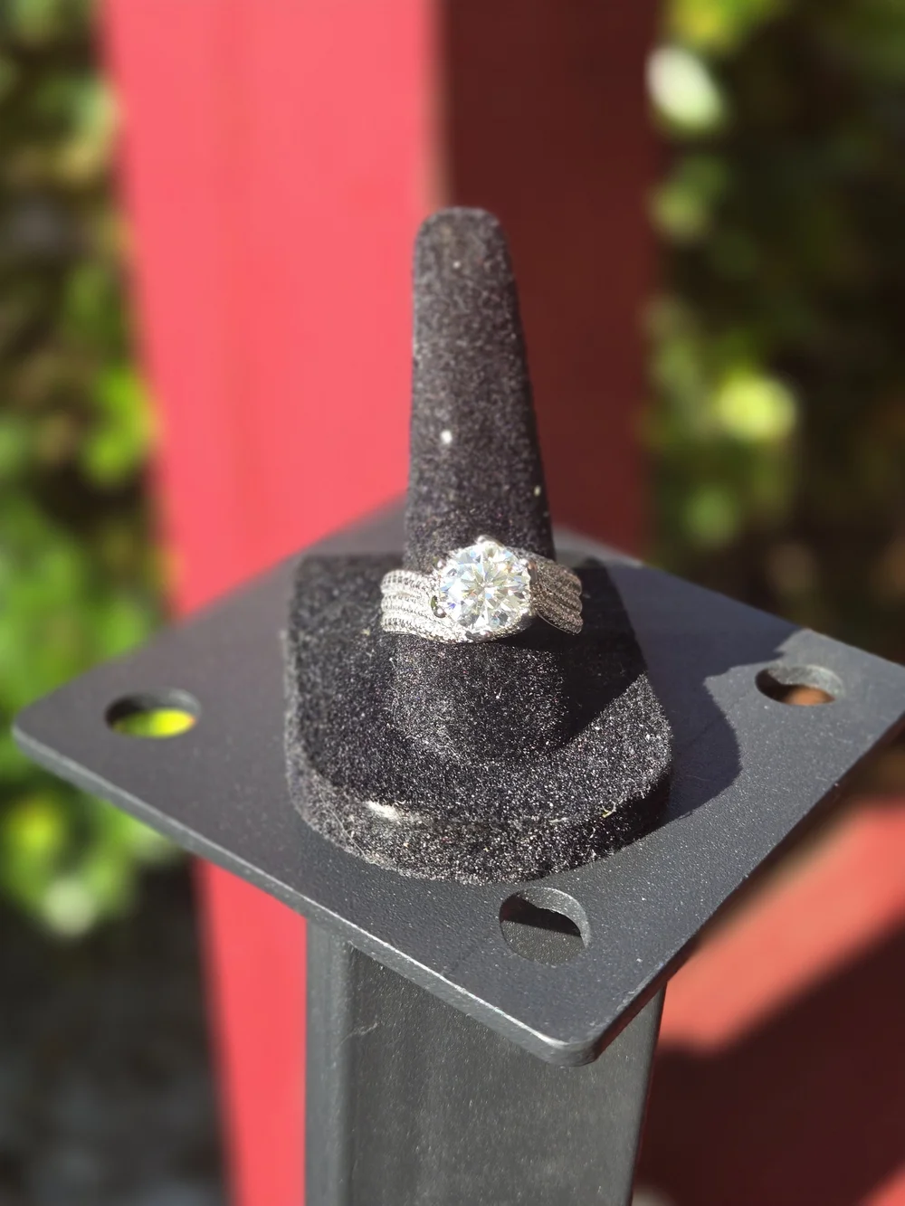 Brilliant 3ct.Moissanite S925 Silver Ring Size 8 With 1.2 Ct. Moissanite Pendant